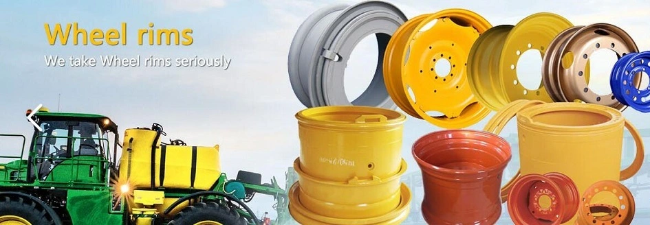 Wheel Rim for OTR, Agricultural, Lawn Garden, ATV, Trailer and Truck (6" to 63")