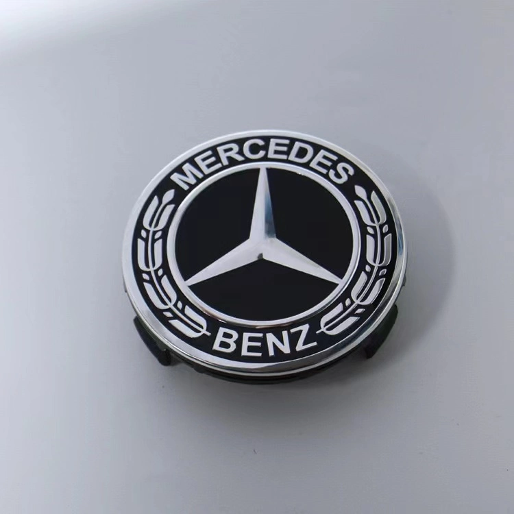 Car Accessories 75mm 3pins Car ABS Wheel Center Caps Car Logo Wheel Cover Center Emblem Wheel Hub Cap Decoration Wheel Rims Alloy for Mercedes Benz